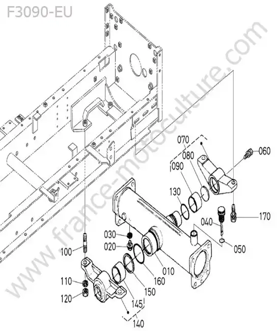 Essieu arriere KUBOTA F3090