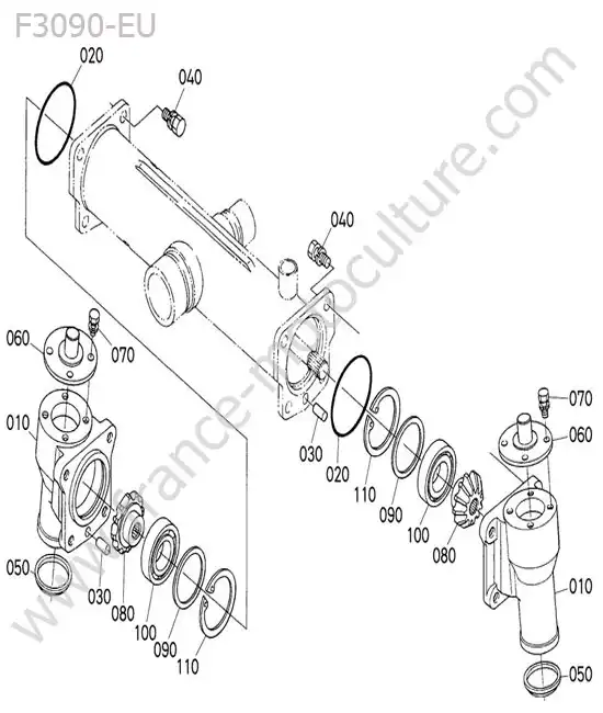 Pont arriere KUBOTA F3090
