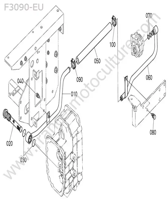 Circuit aspiration KUBOTA F3090
