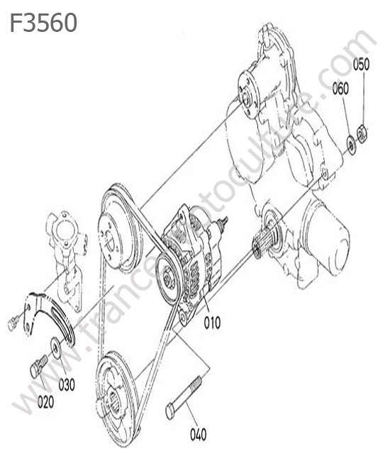 Alternateur KUBOTA F3560