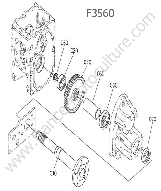 Pont avant KUBOTA F3560