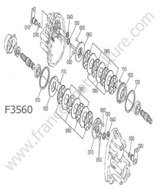 Freins KUBOTA F3560