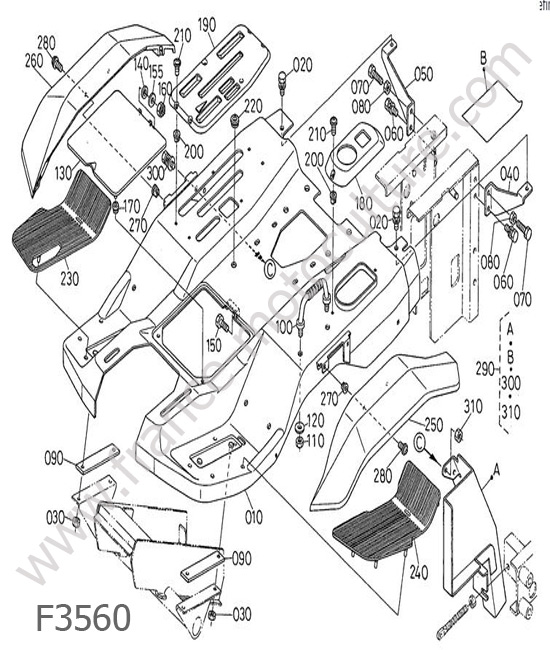 Aile KUBOTA F3560