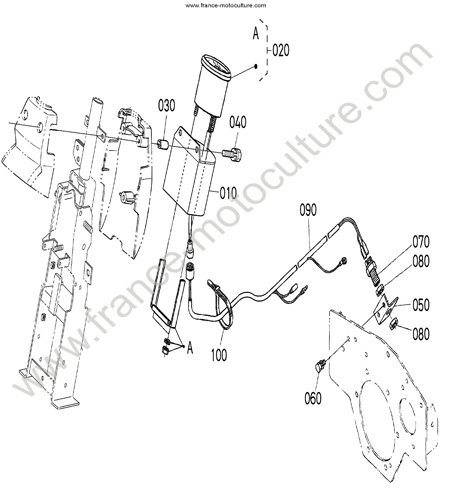 Compte tours KUBOTA F3680