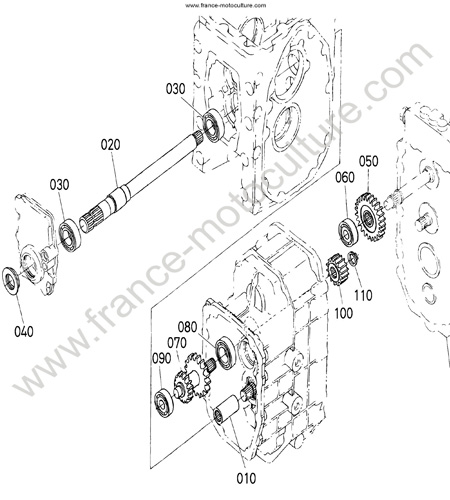 Arbre P.T.O KUBOTA F3680