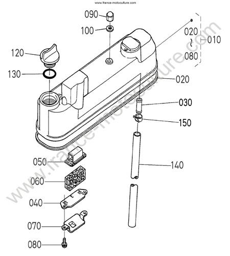Couvre culasse KUBOTA F3680