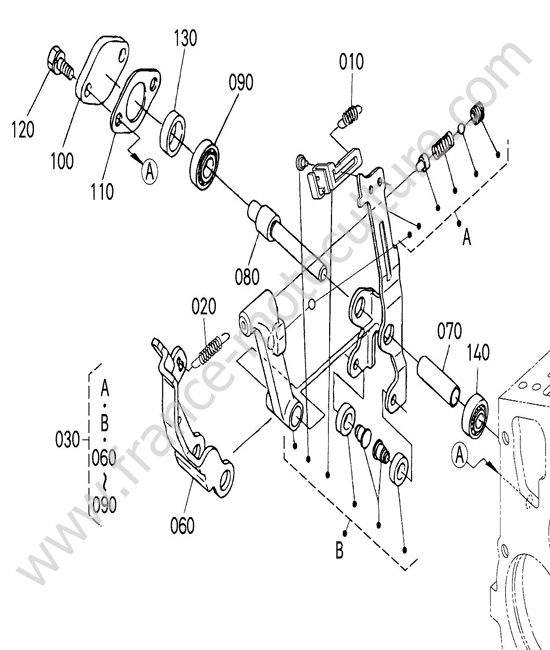 Régulateur régime KUBOTA F3890