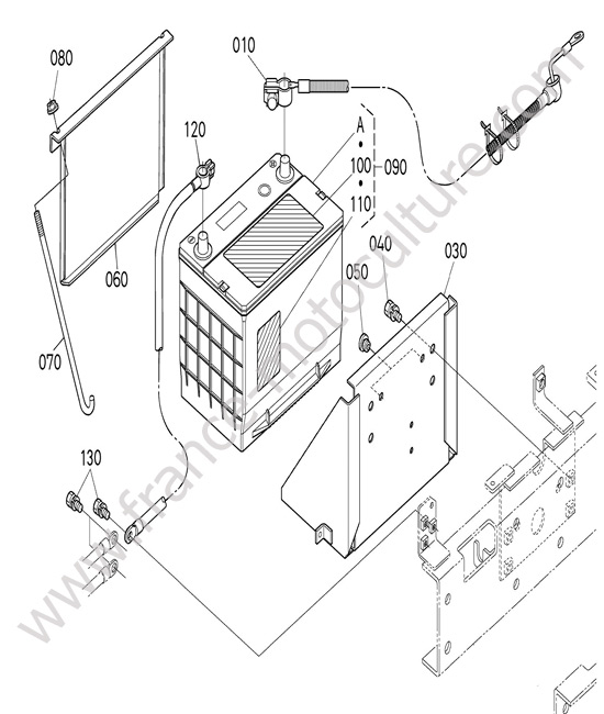 Batterie KUBOTA F3890