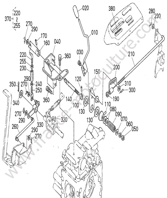 Controle croisière KUBOTA F3890