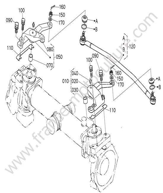 Biellette direction KUBOTA F3890