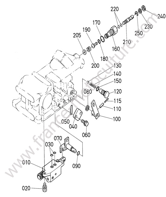 Distributeur KUBOTA F3890