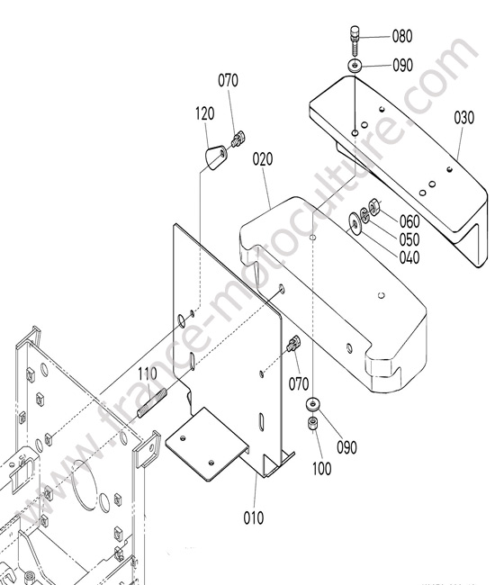 Contrepoids KUBOTA F3890
