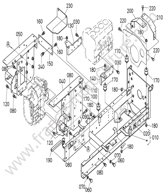 Chassis KUBOTA F3890