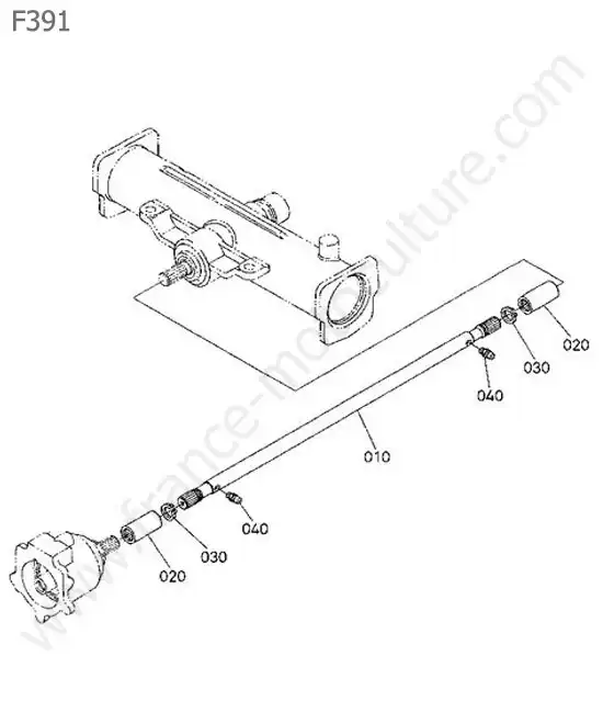 Arbre entrainement KUBOTA F391