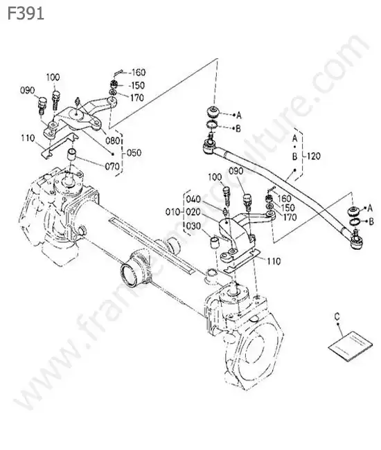 Biellette direction KUBOTA F391