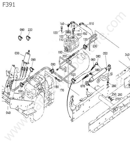 Circuit direction KUBOTA F391