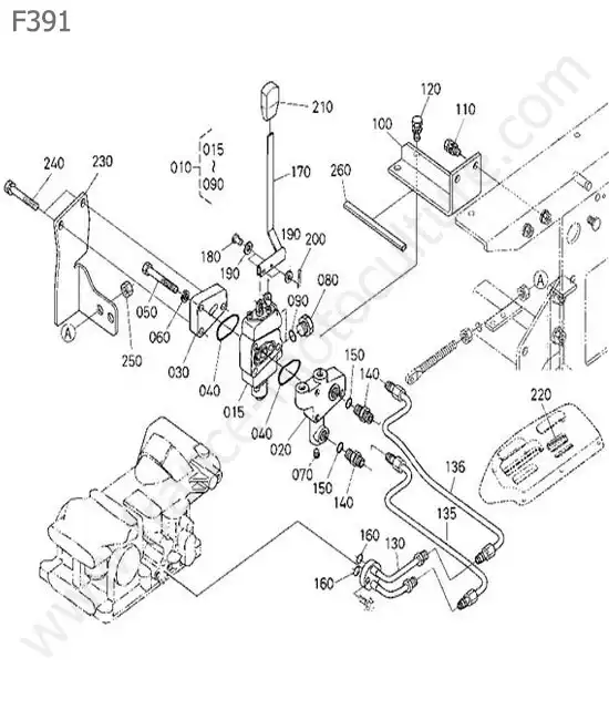 Distributeur (option x1) KUBOTA F391