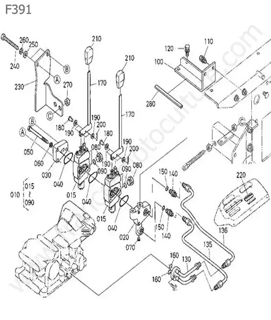 Distributeur (option x2) KUBOTA F391