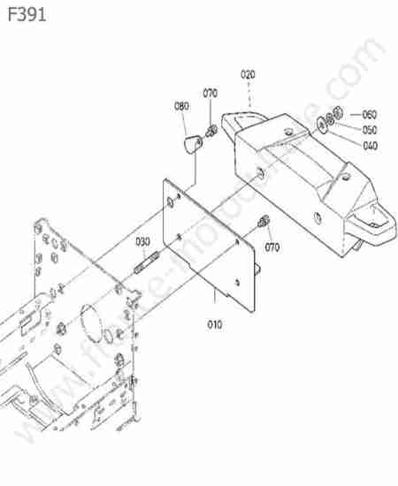 KUBOTA - F391 : Contrepoids