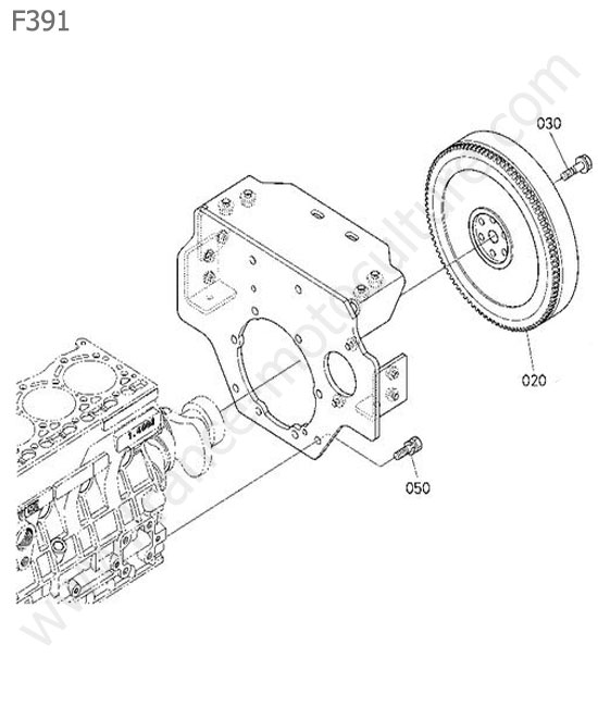 Volant moteur KUBOTA F391