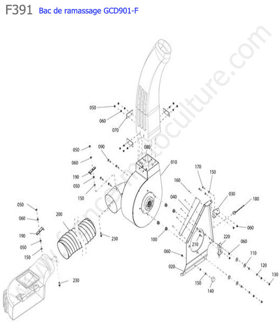 GCD901F / volute KUBOTA F391