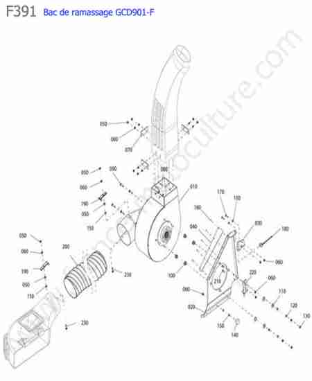 KUBOTA - F391 : GCD901F / volute