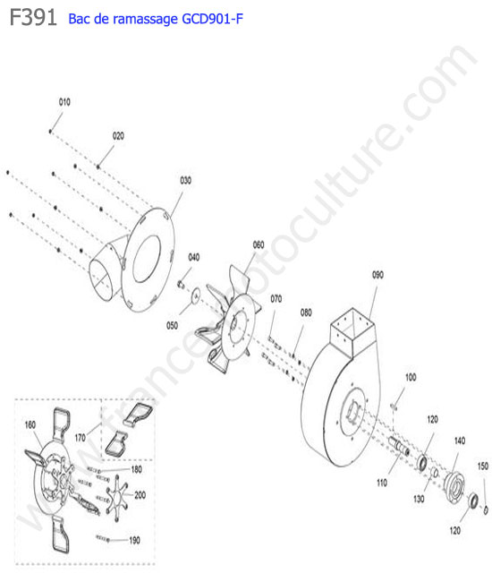 GCD901F / turbine KUBOTA F391