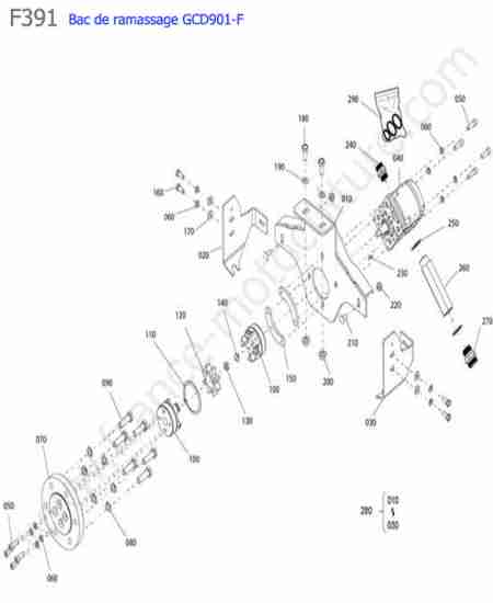 KUBOTA - F391 : GCD901F / pompe hydraulique