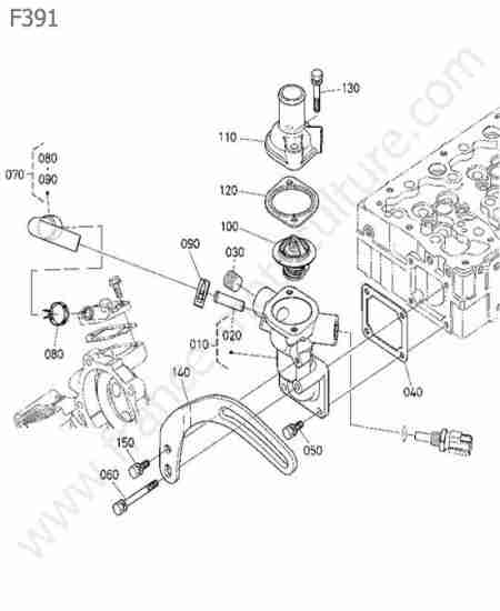 KUBOTA - F391 : Thermostat