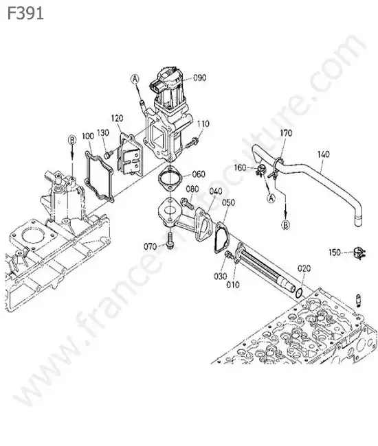 Egr KUBOTA F391
