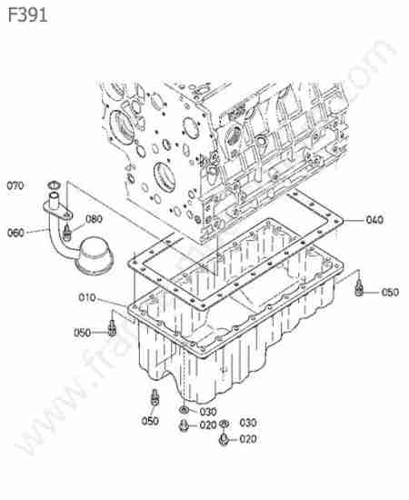 KUBOTA - F391 : Carter huile