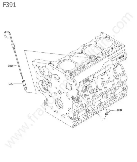 Jauge huile KUBOTA F391
