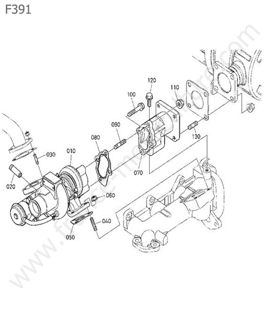 Turbocompresseur KUBOTA F391
