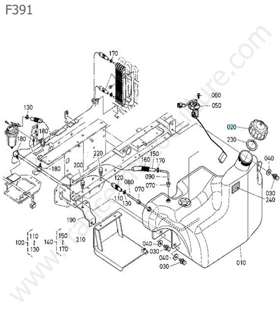 Reservoir KUBOTA F391