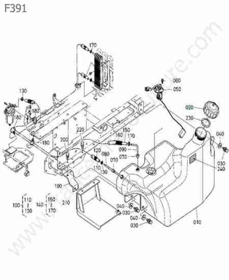KUBOTA - F391 : Reservoir