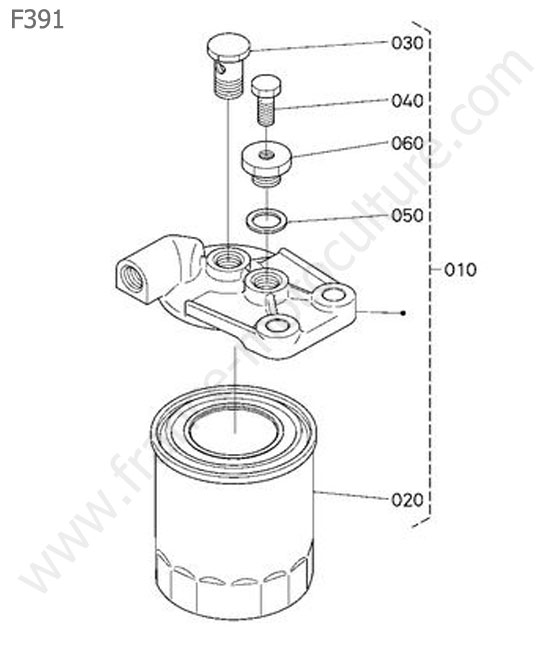Filtre gazole KUBOTA F391