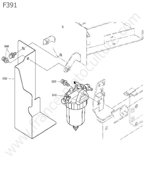 Separateur gazole/eau KUBOTA F391