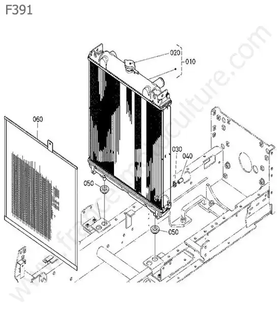 Radiateur KUBOTA F391