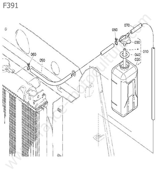 Vase expansion KUBOTA F391