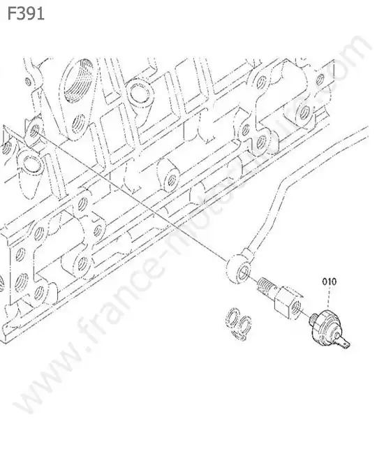 Mano contact huile KUBOTA F391