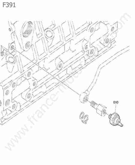 KUBOTA - F391 : Mano contact huile