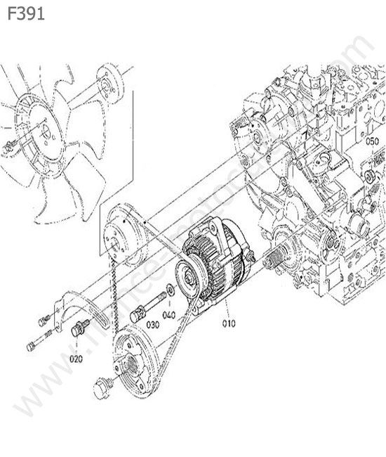 Alternateur KUBOTA F391