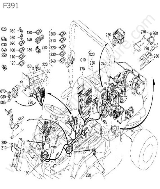 Faisceau KUBOTA F391