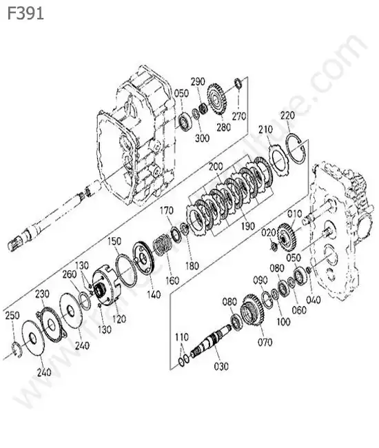 Embrayage KUBOTA F391