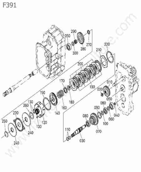KUBOTA - F391 : Embrayage