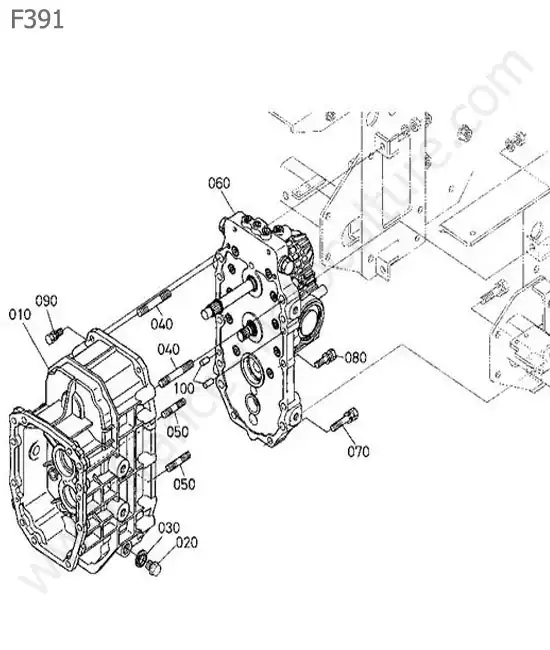 Carter transmission KUBOTA F391