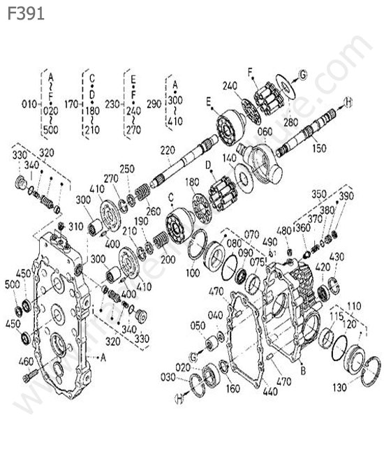 Moteur hst KUBOTA F391
