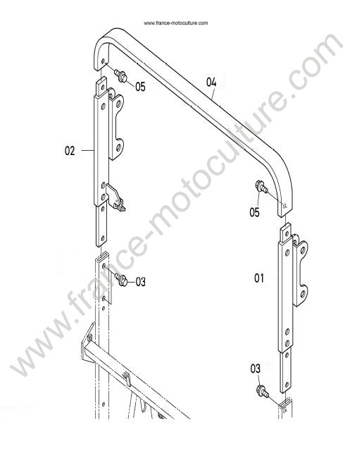 Protection de tete KUBOTA G18