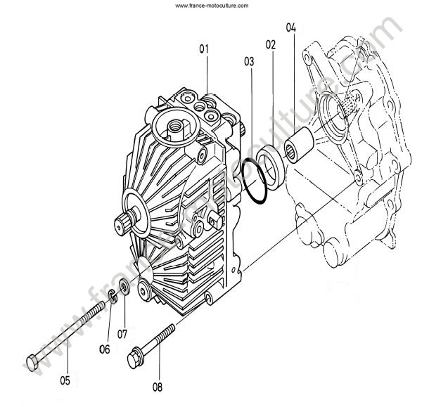 Transmission - HST KUBOTA G18