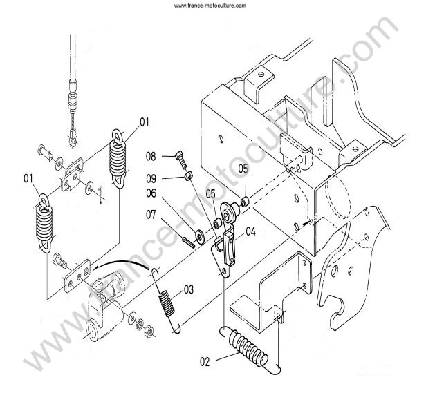 Vue éclatée (Prise force) pour KUBOTA - G18 Prise force KUBOTA G18